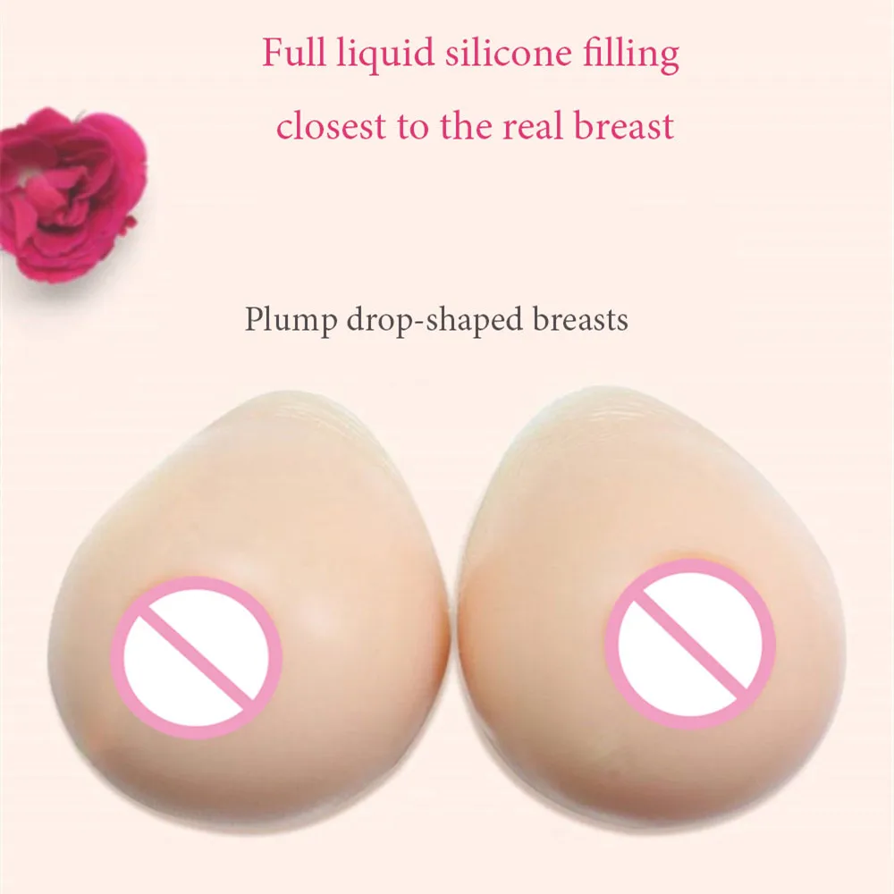 Realistic Silicone Crossdresser Breast Forms Prosthesis Artificial Huge Fake Boob Tits False Chests Pads For Cosplay Transgender