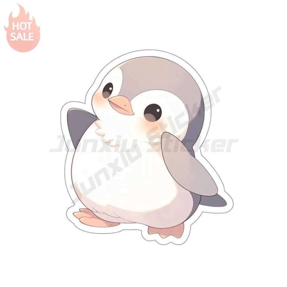 Cute Baby Penguin Adorable Cartoon Kawaii Funny Vinyl Sticker For Toolbox Waterproof UV Resistant Decal Exterior Decoration