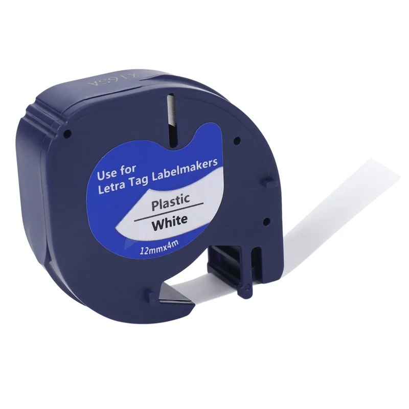36Pcs Letratag Refills Label Tapes Label Maker For Dymo 91331White 4M X 12Mm Label Printer For Dymo Label Maker-Y18A