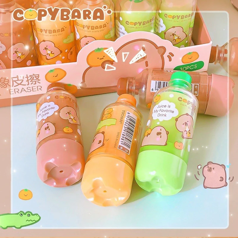 1 Pc Cute Cartoon Capybara Eraser – Multi-Purpose Pencil Eraser For Writing, Drawing, School Supplies