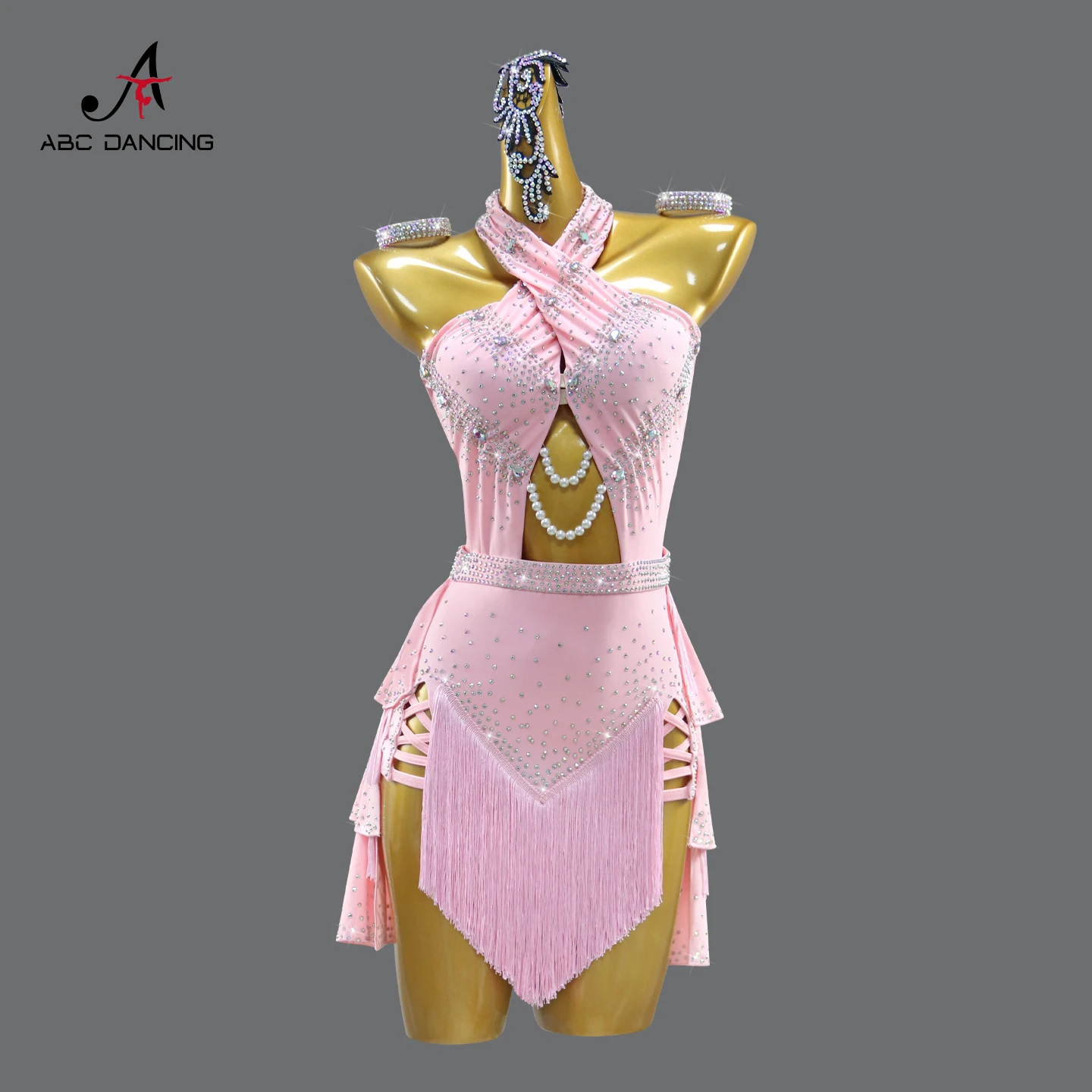 

Sport Dance Suit Elegant Party Dresses 2025 Latin Clothes Women Tassel Costume Ladies Sexy Samba Practice Wear Prom Midi Parties