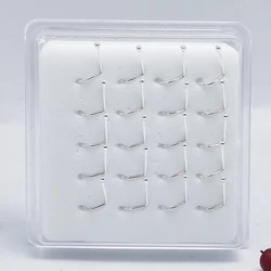 20Pcs 925 sterling Silver Nose Rings Studs Screw Piercing Fish Tail Nostril Hook 1.5mm Tiny Ball BodyJewelry