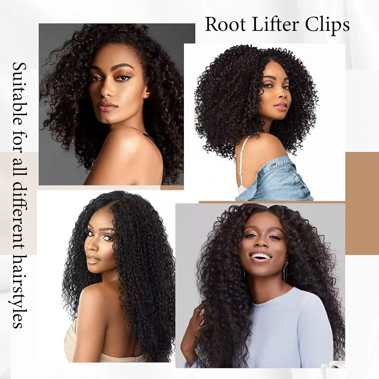 Haar-Clip-Clips zum Anheben der Haarwurzeln für Volumen, Locken-Clip-Clips, Volumen-Clip-Clips ohne Faltenbildung, Haar-Clip-Clips zum Anheben der Haarwurzeln für federnde Locken – Detail 11