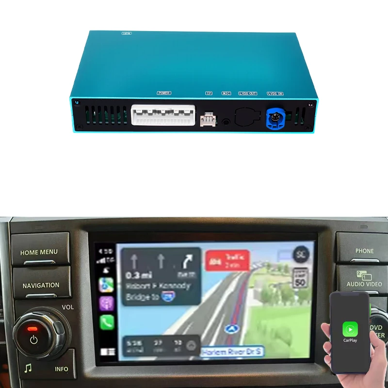 Denso System Dual Display Wireless Carplay For Range Rover 2009-2012 Android Auto Multimedia Navigation Dashboard Rear Camera