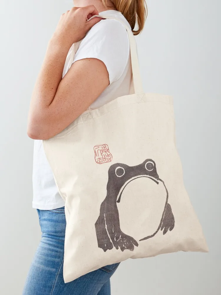 Grumpy Frog - Matsumoto Hoji Tote Bag tote bag canvas Gift bags Canvas Tote Bag