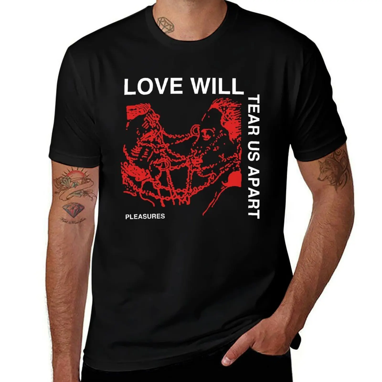 

Love Will Tear Us Apart Lil Peep Joy Division T-Shirt t shirt man designer t shirt man cotton T-Shirt