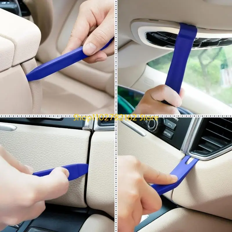 

547B Multipurpose Ergonomic Handle 12 Piece Auto Dismantling None Damaging Tools With Storage For Mechanic And DIY