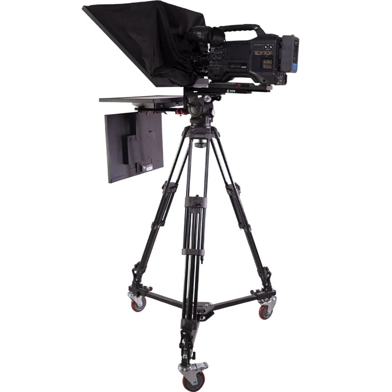 Teleprompter de estudio con Monitor, Control remoto, Software gratuito, precio barato, venta de fábrica