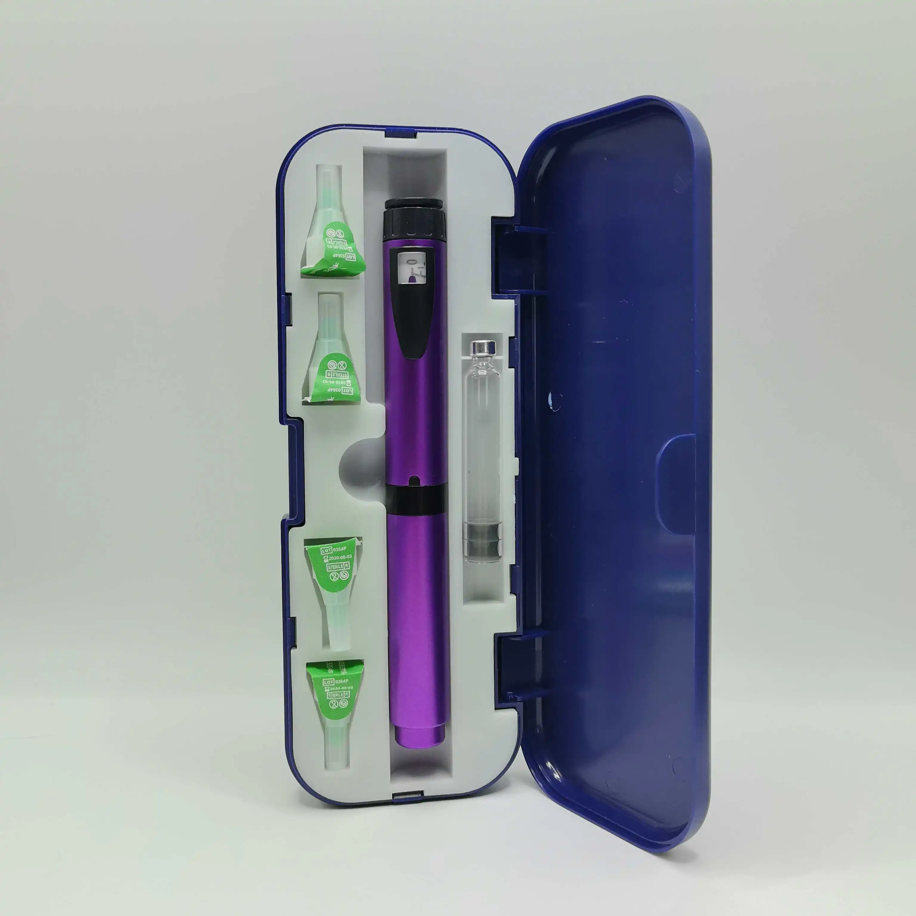 

ChiJiaoDr Reusable Syringe Rotating Compression Injection Pen with Cartridge Adjustable Insulin Injection Pen