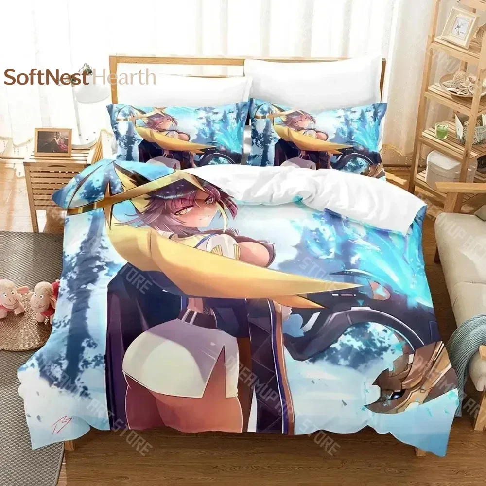 2026 3D Print Echocalypse_ Scarlet Covenant Bedding Set Duvet Cover Bed Set Quilt Cover Pillowcase Comforter King Queen Size Boy