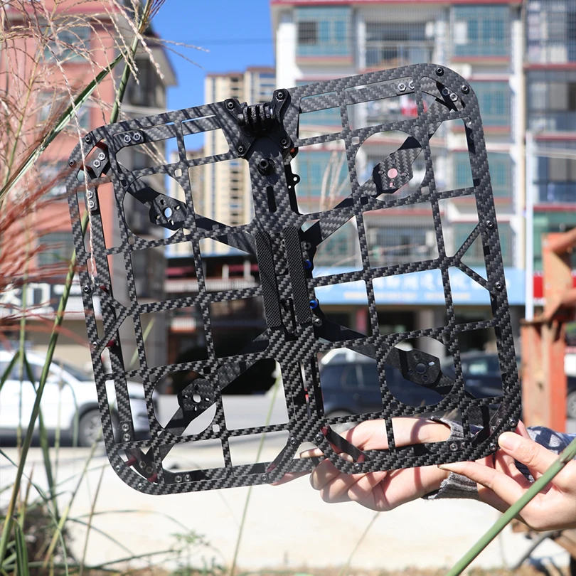 Q4 5 pollici 230MM Anello di protezione anticollisione in fibra di carbonio FPV Multirotore BWhoop Supporto telaio per condotto 2212 Motore brushless Drone