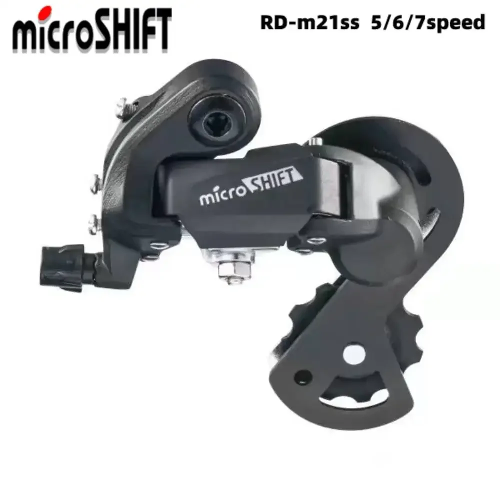 MicroSHIFT RD-M21SS Achterderailleur 5/6/7 Speed MTB Bike Trigger Shifter Versnellingspook Set - afbeelding 1