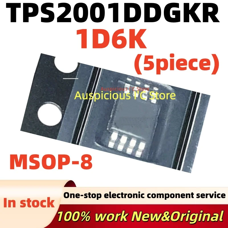 (5pcs) 1D6K TPS2001DDGKR TPS2001 MSOP-8