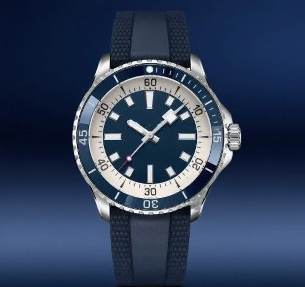 2025 Reloj de hombre Super Ocean de marca de lujo resistente al agua de acero inoxidable deportivo atornillado reloj de moda para hombre primavera
