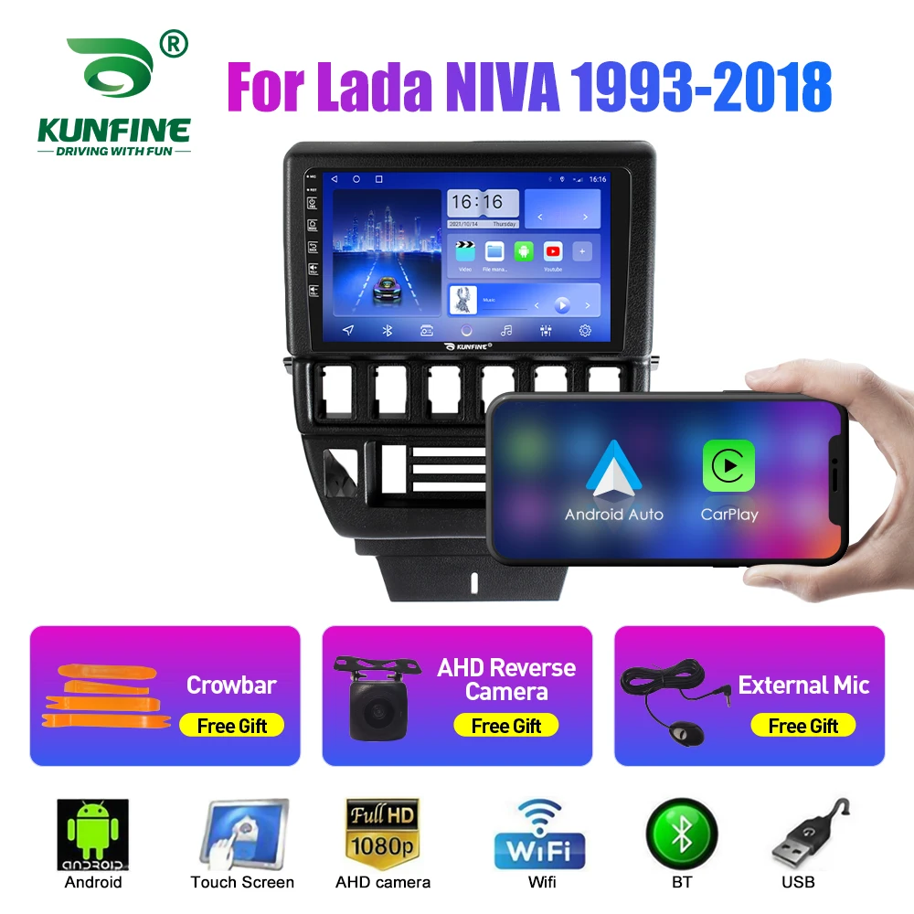 Car Radio For Lada NIVA 1993-2018 2Din Android Octa Core Car Stereo DVD GPS Navigation Player Multimedia Android Auto Carplay