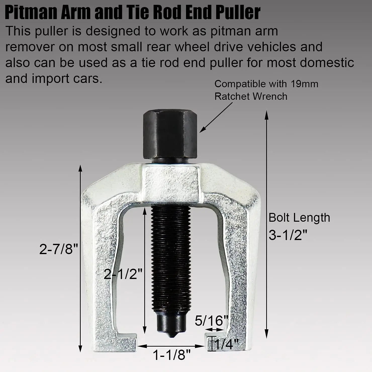 مجموعة أدوات خدمة النهاية الأمامية، فاصل وصلة كروية مكون من 5 قطع، أداة سحب نهاية قضيب التعادل، مزيل ذراع بيتمان لشاحنة إضاءة سيارات الدفع الرباعي #6