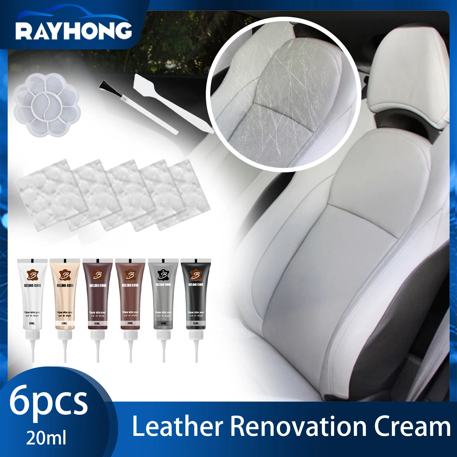 

Leather Patching Paste Leather Clothing Scratches and Cracks Leather Repairing Car Leather Seat Leather Sofa Patching Paste