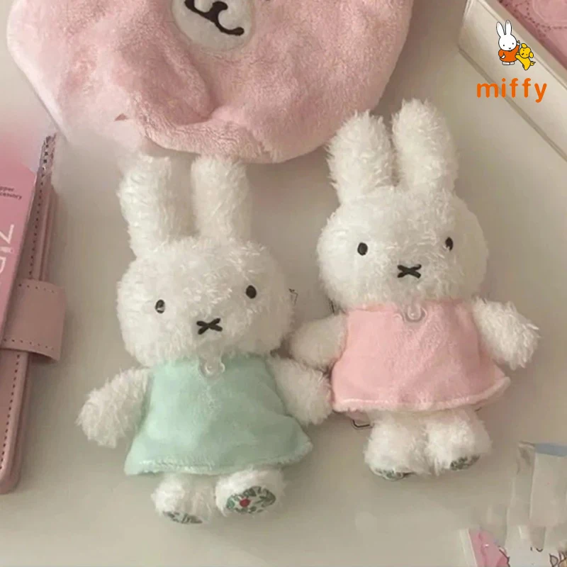 

Gorgeous Miffy Plush Doll Dopamine Girlish Heart Cute Stuffed Toy Anime Backpack Accessories Kawaii Charming New Plush Doll Gift