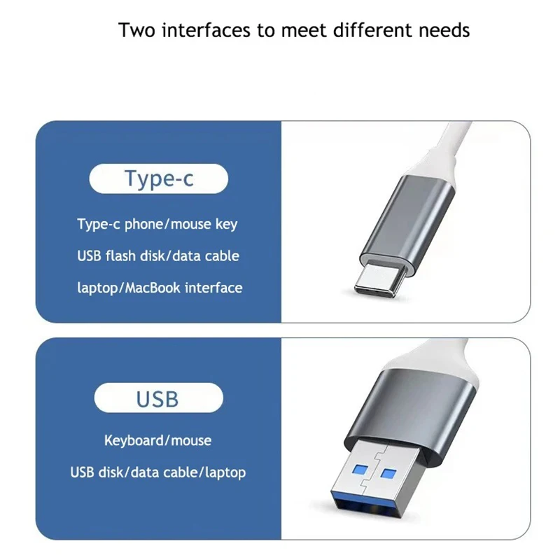 4 Ports USB Hubs USB Docking Stations 5Gbps High Speed Type C Splitter For PC Laptop Macbook Computer Accessories USB 3.0 HUBS