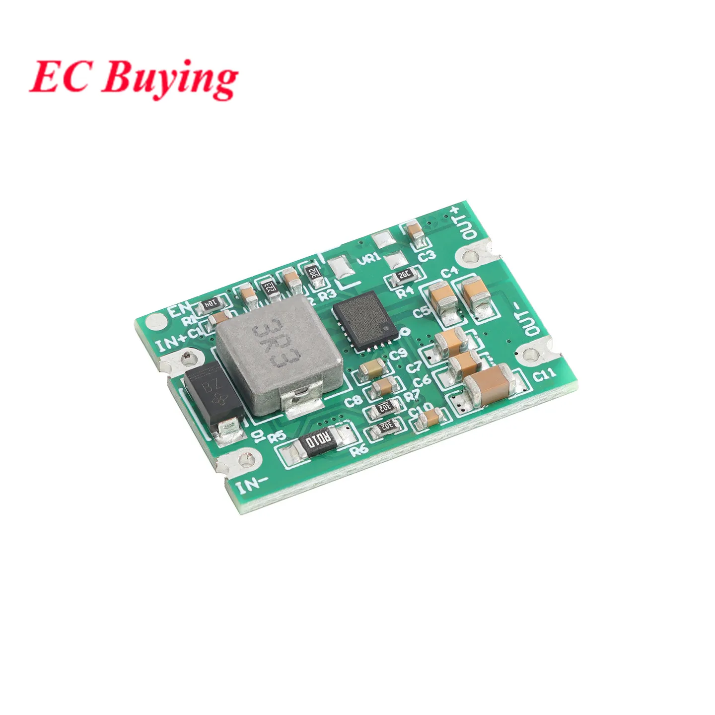 10Pcs/1pc DC-DC Automatic Buck Boost Power Module Step Up Down Voltage Regulator Board Input 3-20V Output 5V/12V 18V Adjustable