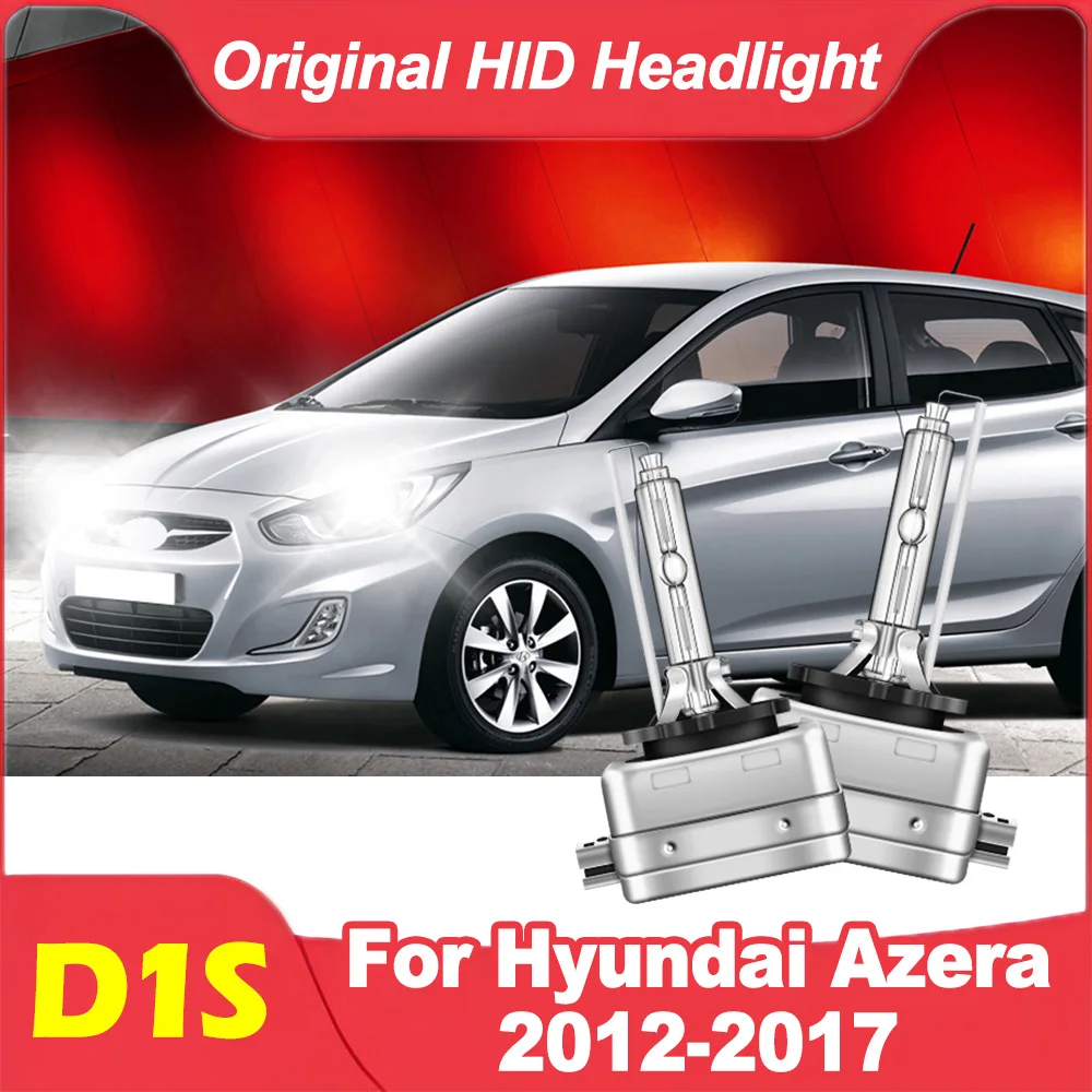 

2PCS 35W Xenon Headlight D1S Original HID Headlamp 6000K Super Bright Low Beam Bulb For Hyundai Azera 2012-2016 2017 Car Light