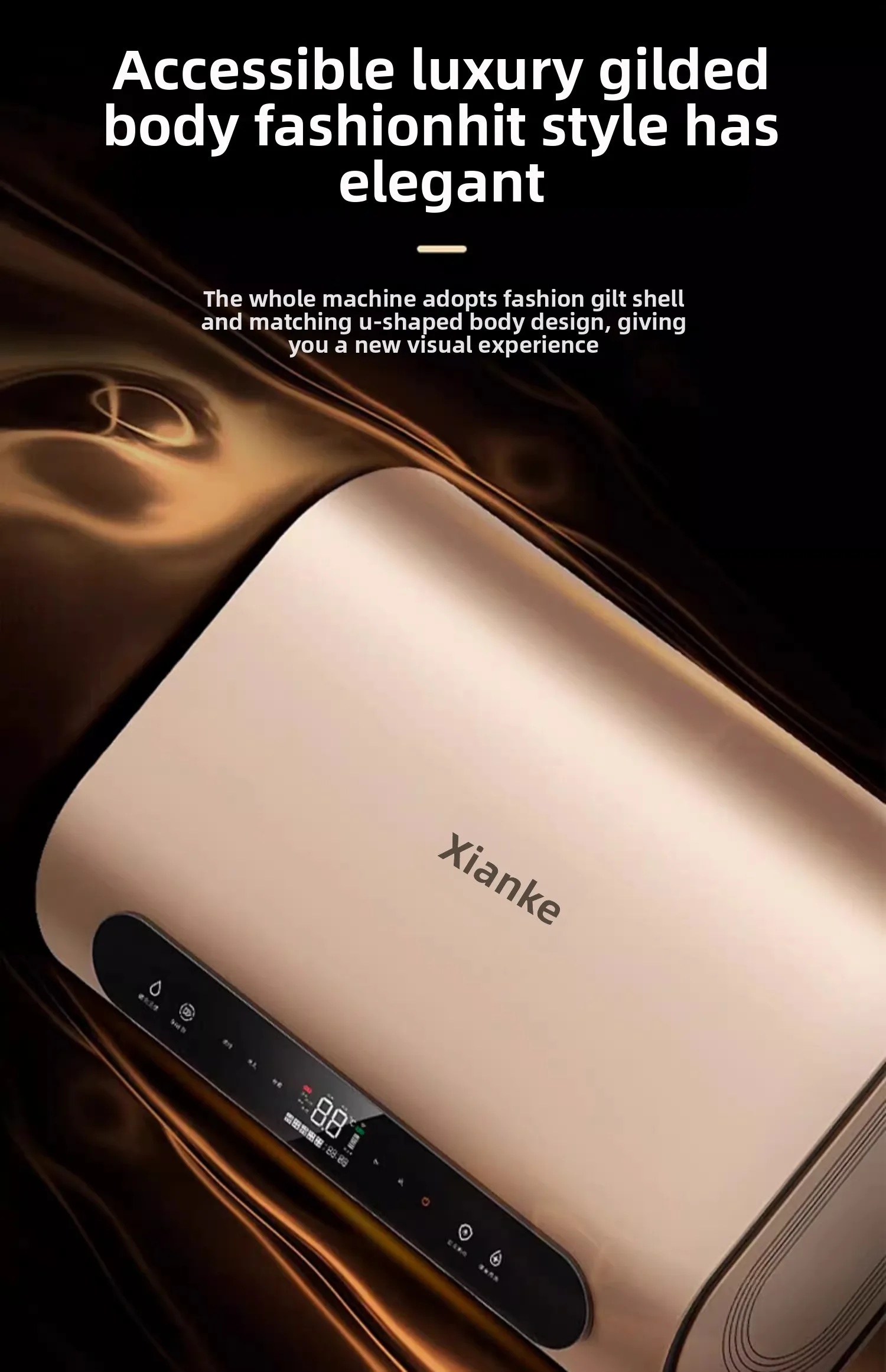 LXC เครื่องทําน้ําอุ่นไฟฟ้าในครัวเรือนน้ําอาบน้ําเก็บ ultra-thin ถังแบน 3000W ความร้อนอย่างรวดเร็วห้องน้ํา 60L