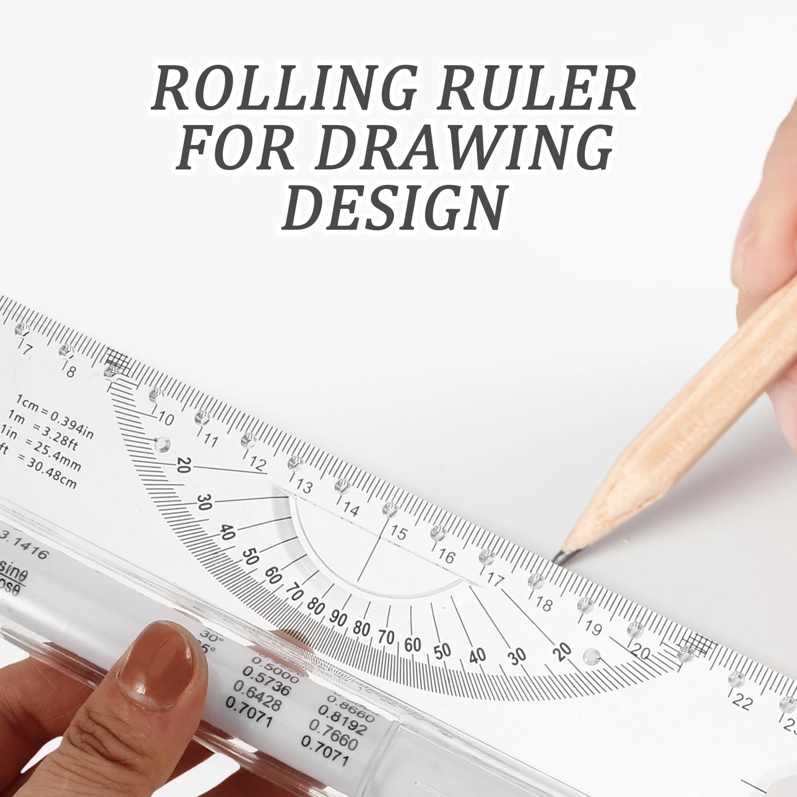 

Parallel Ruler Clear Scale High Accuracy Plastic Measuring Tool For Drawing Angles Circles Graphs Charts Drafting Students