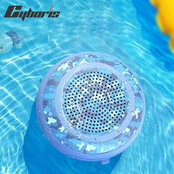 CyborisT101 5W Swimming Pool Floating Speaker TWS Wireless Bluetooth Speakers Waterproof Sound amplifier stereo with Mic/TF Card