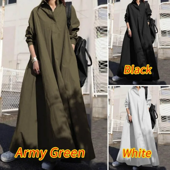 2024 Summer Dress Plus Size 3XL 4XL 5XL Cotton Maxi Dress for Women Clothing Streetwear Loose Casual Long Dresses Vestidos Robe