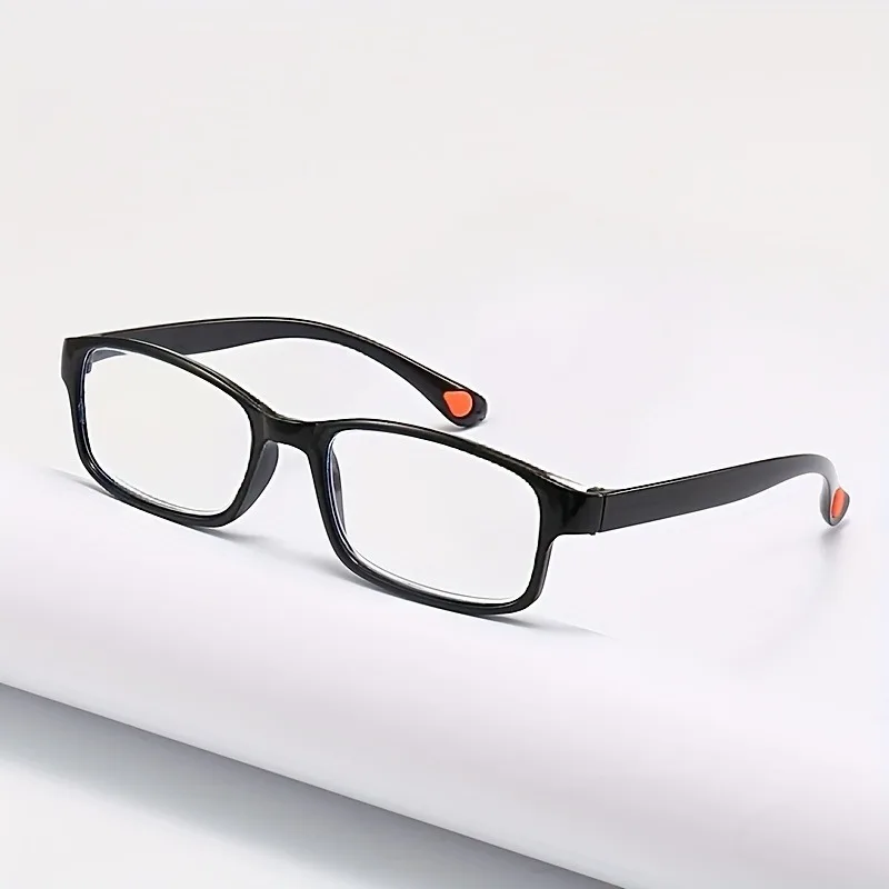 Retro 100-400  Adjustable Glasses for Middle-Aged and Elderly Men and Women, Durable PC Material, Comfortable Decorative Glasses