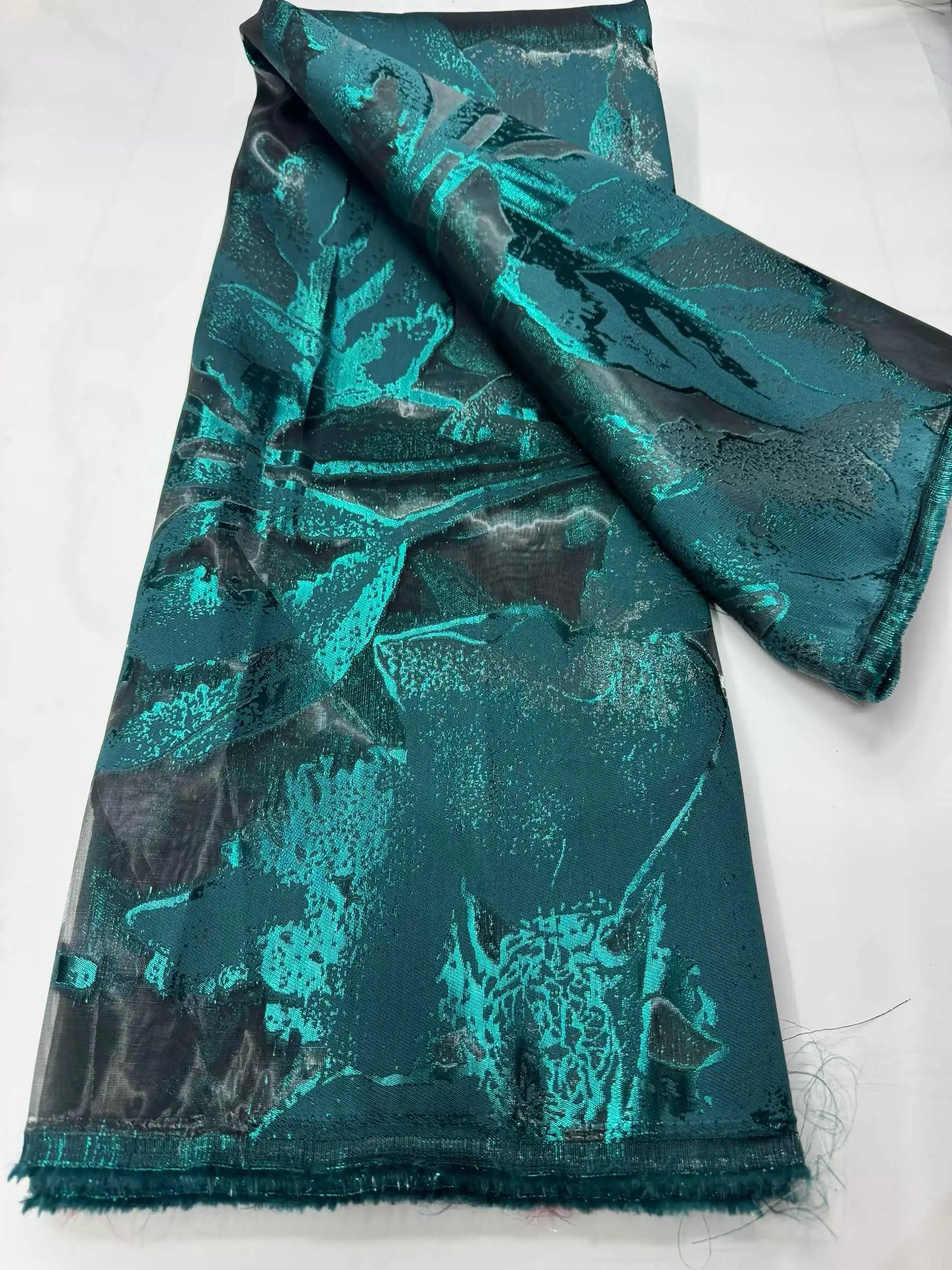 Африканская парчовая кружевная ткань, 5 ярдов, 2025 г., высокое качество, нигерийское жаккардовое кружево, французское кружево для женщин, праздничное платье, шитье