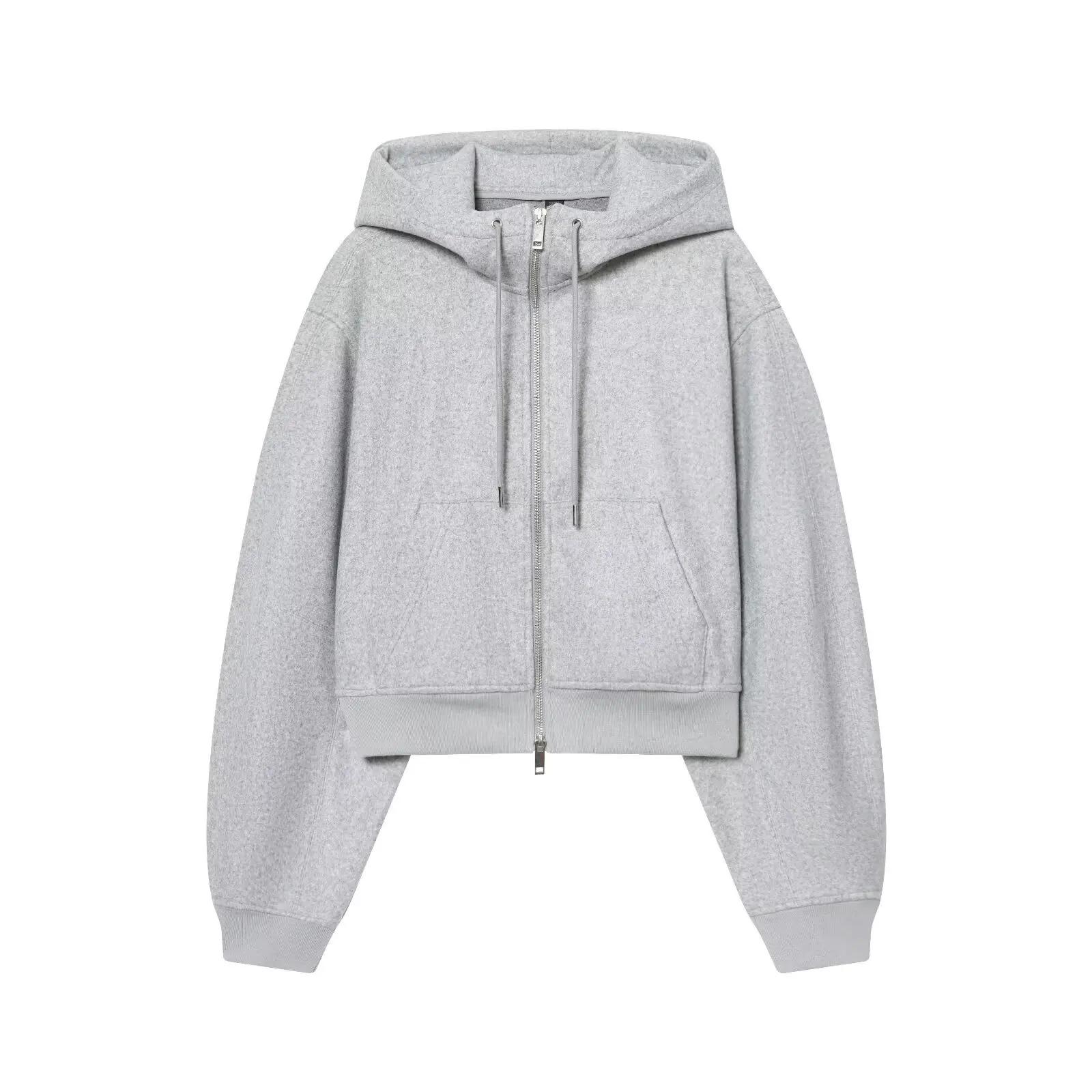 

Jenny&dave Nordic Winter Woman CLothes Coat Minimalist Soft Woolen Hooded Jacket Zipper Hoodie Tops Women's Jacket Woman Clothes