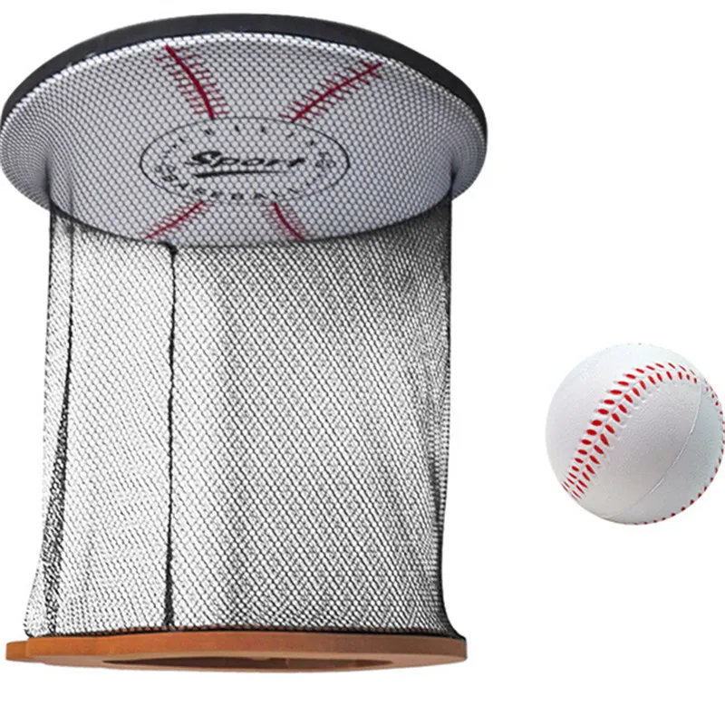 Mini Ceiling Baseball Toy Portable Indoor Sports Goal Overhead Training Equipment for Kids And Adults