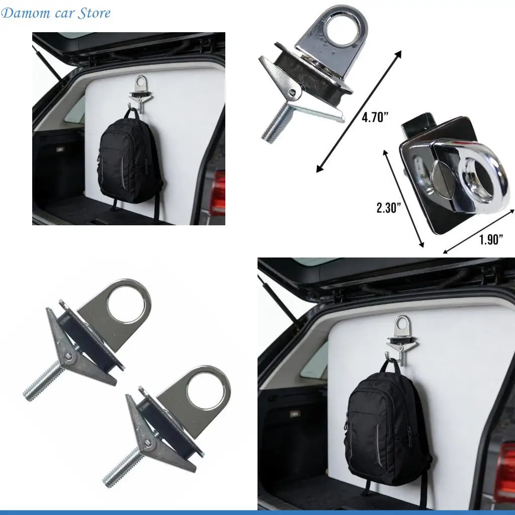 

A2UC Pack of 2 Vehicle Bed Points with Simple Twist Mounting Included Hardware