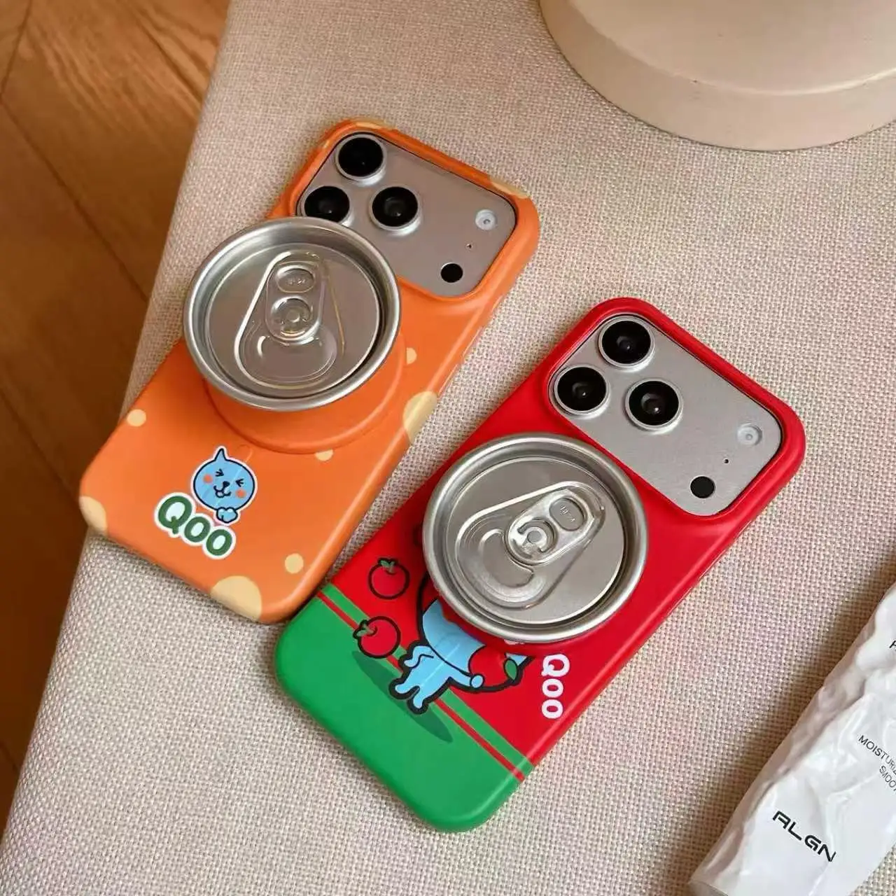 Urocze etui na telefon z motywem kreskówkowym, puszki Coca-Coli, magnetycznym uchwytem i ochroną, odporne na wstrząsy, do Apple iPhone 17 Pro Max 15 16. — zdjęcie produktu 2