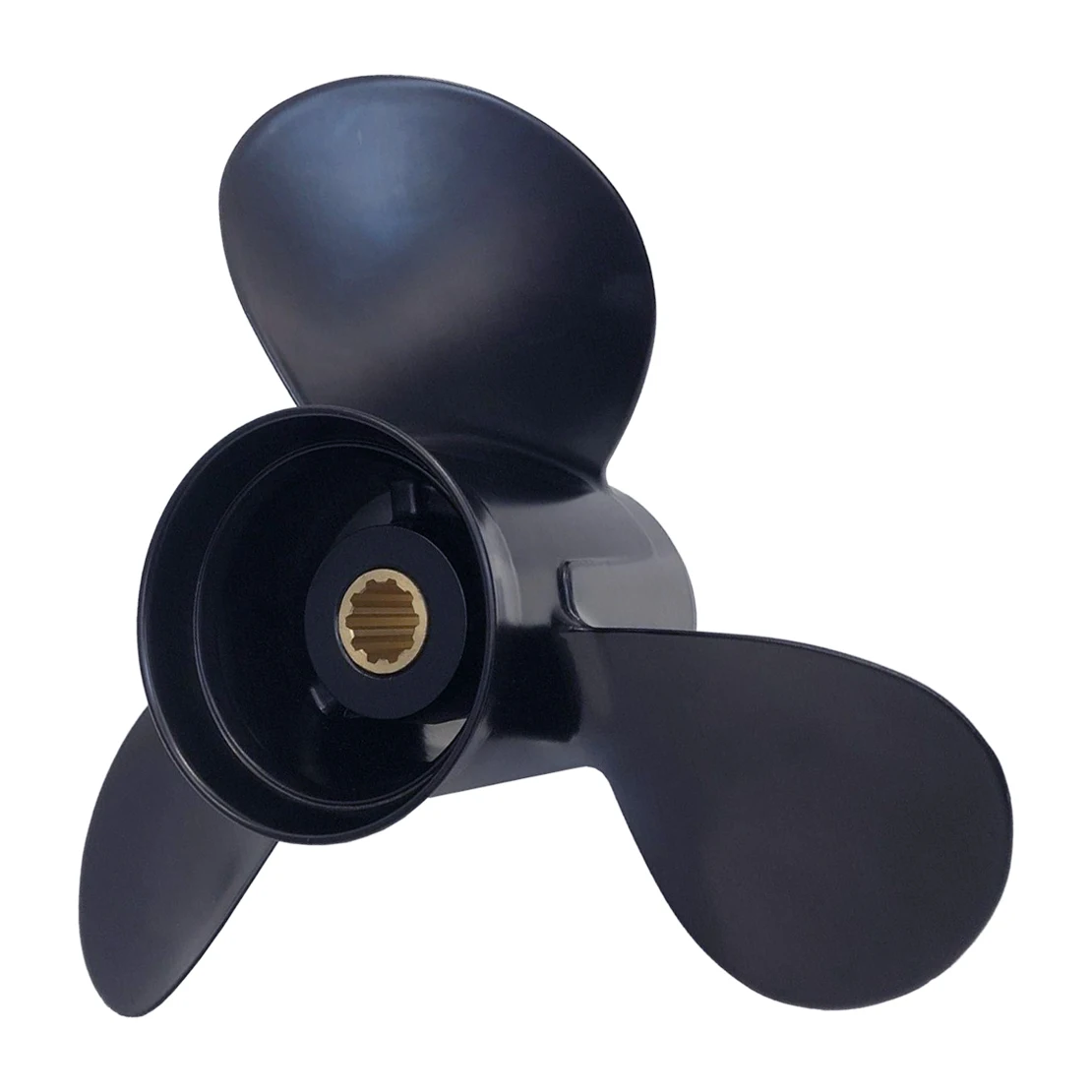 

48-19640A40 Boat Propeller 346-64104-5 3R0B645270 Fit for Mercury Mariner Tohatsu Nissan Outboard 25-30HP Black Aluminum Alloy