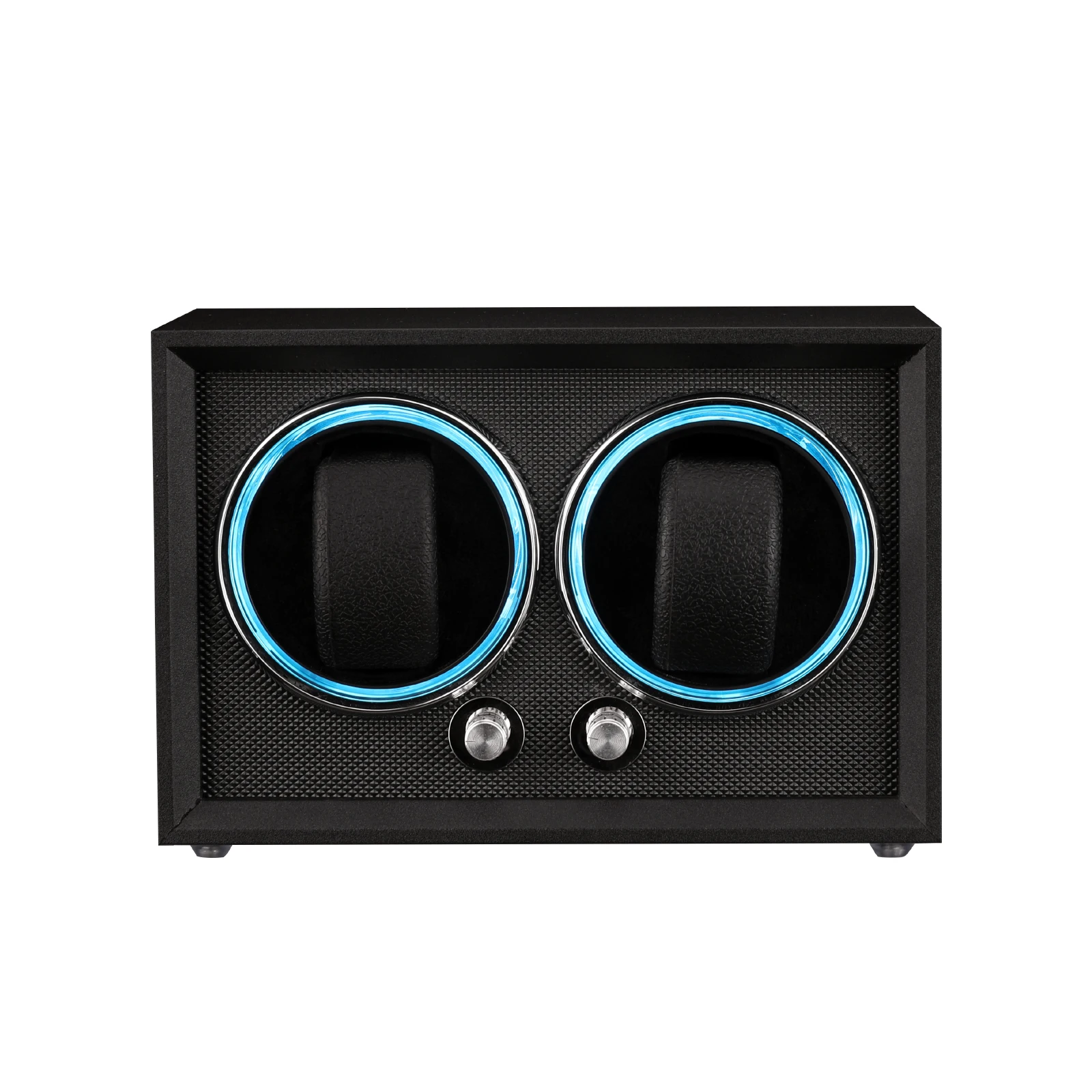 2024 New Matte Black 1Slots 2 Slots Watch Winder Wooden Shaker Watch Box Automatic Winder Storage Case Mabuchi Motro