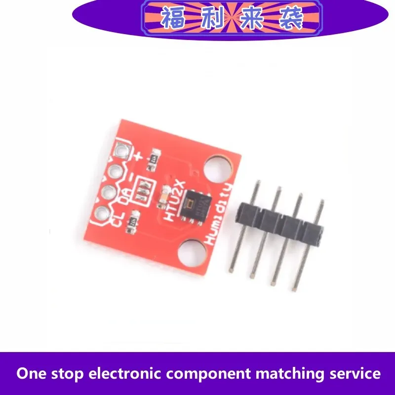 Huaxin Technology GY-213V HTU21D Temperature and Humidity Sensor Detection Module Compatible with SHT21, SHT20, HTU21D