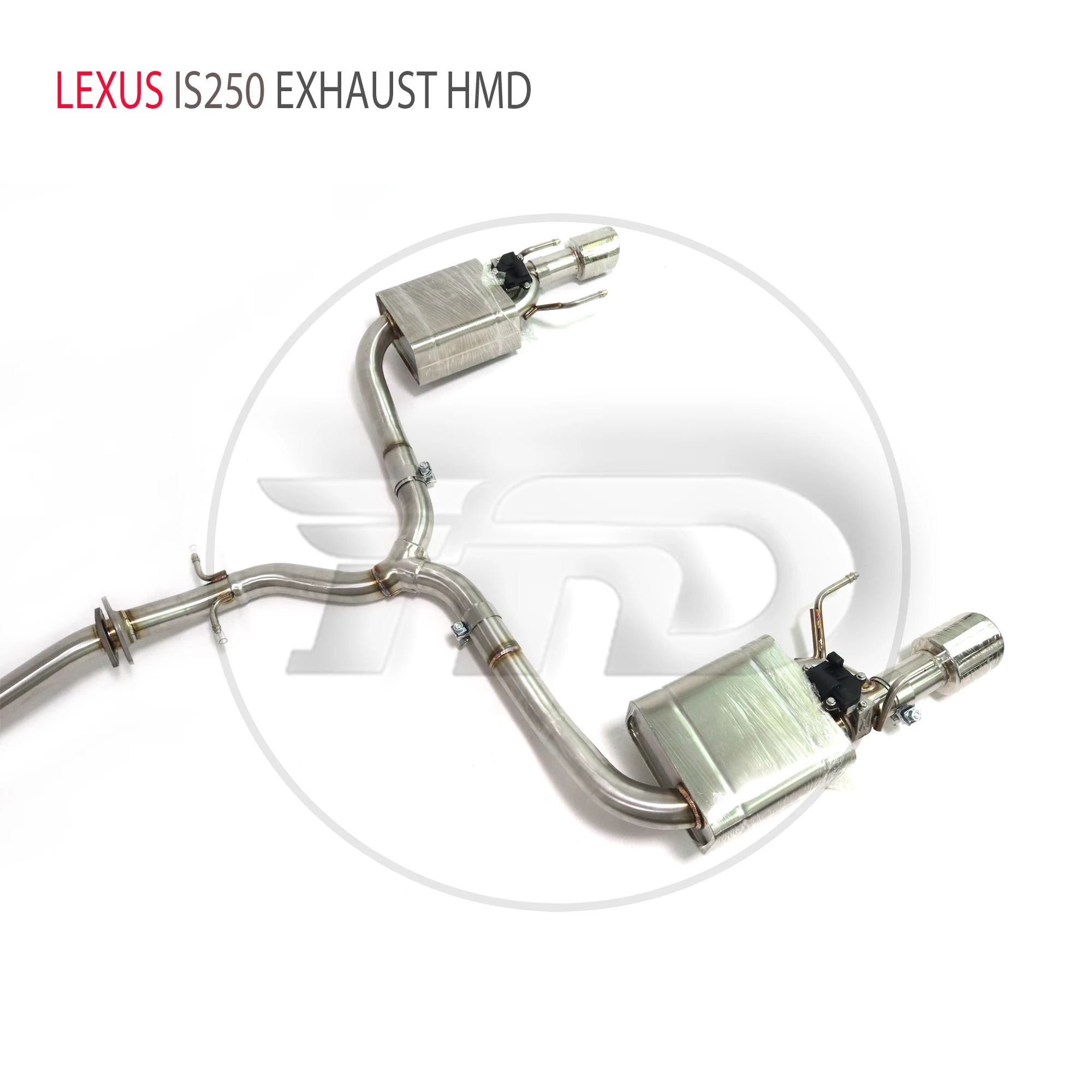 High Quality Catbcak For Lexus IS250 Stainless Steel Exhaust System Electronic Valve Muffler Tips Non-destructive Installation