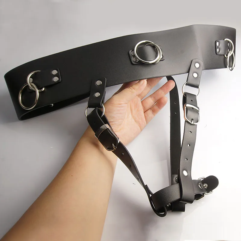 BDSM الجلود AV عصا هزاز حامل تسخير امرأة ، النشوة الجنسية القسري الجنس دعوى الملابس الداخلية ، عبودية القيود ، حزام العفة ، ألعاب الكبار