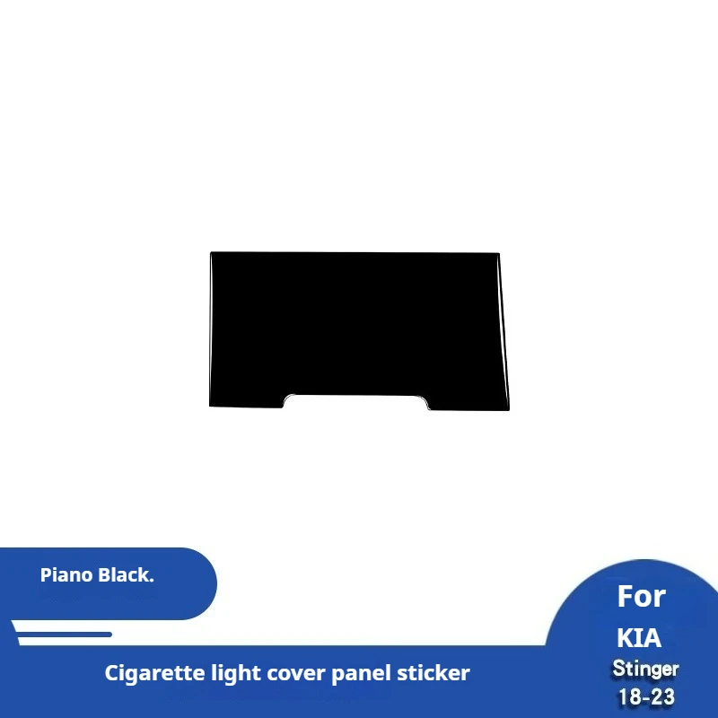 

For Kia 18-23 Stinger Piano Black Spot Smoke Cover Panel Decorative Sticker Interior Modification