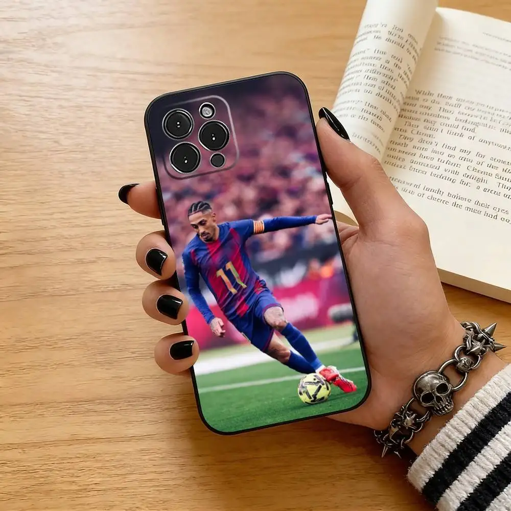 R-Raphinhas 11 Football Phone Case Silicone Soft For IPhone 17 16 15 14 13 12 11 X XR Plus Pro Max Plus