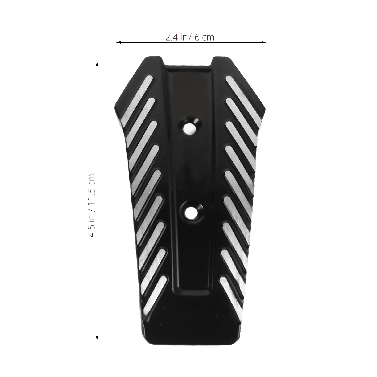 3Pcs Universal Aluminum Alloy Foot Pedal Covers Non Slip Brake Accelerator Pedals for Car Modification Improved Grip Responsive