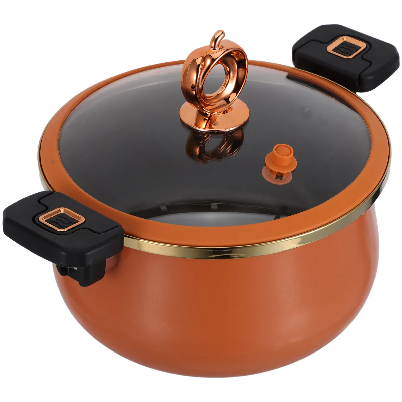 

Индукционная эмалированная кастрюля с антипригарным покрытием и стеклянной крышкой, с технологией микропрессования для сохранения питательных веществ и равномерного нагрева