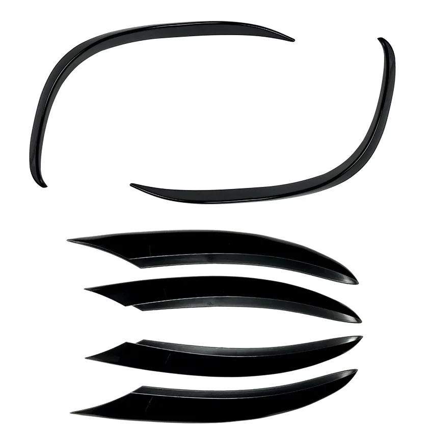 Listwy progowe przedniego zderzaka, spojler, splitter, osłony lamp przeciwmgielnych do Mercedes Benz Klasy C W205 S205 A205 C205 C200 C220d C300 2018-2021