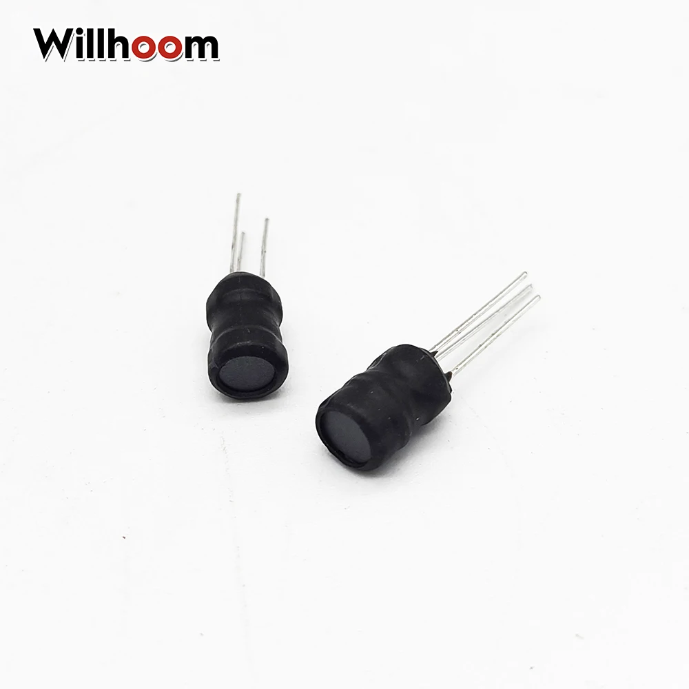 10Pcs 6x8 Three Feet Inductance 1.2UH 28UH/800UH 10UH/1MH Inductor For Humidifier Alarm Smoke Detector  PE Or PVC Casing Option