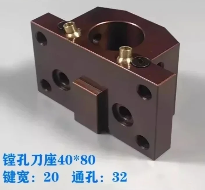 Miniature CNC Lathe Turret Tool Holder Block AK3080X6J Hydraulic Servo Boring End Face Turning Tool for Precision Machining