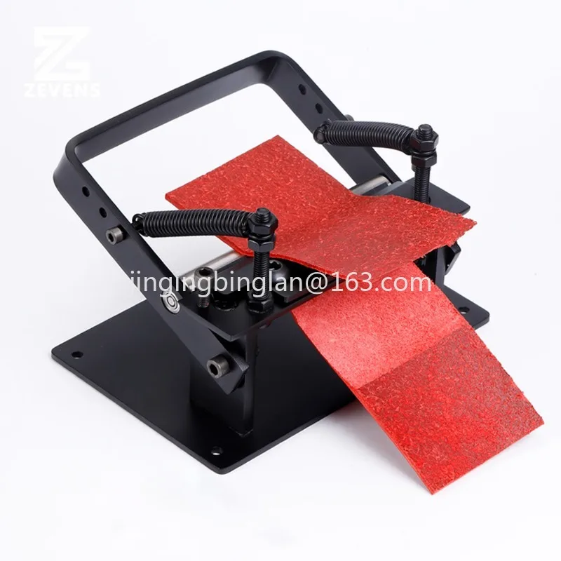 2026 new black leather thinning machine with bearings manual DIY  shovel thin vegetable tanned leather cowhide thinning tool
