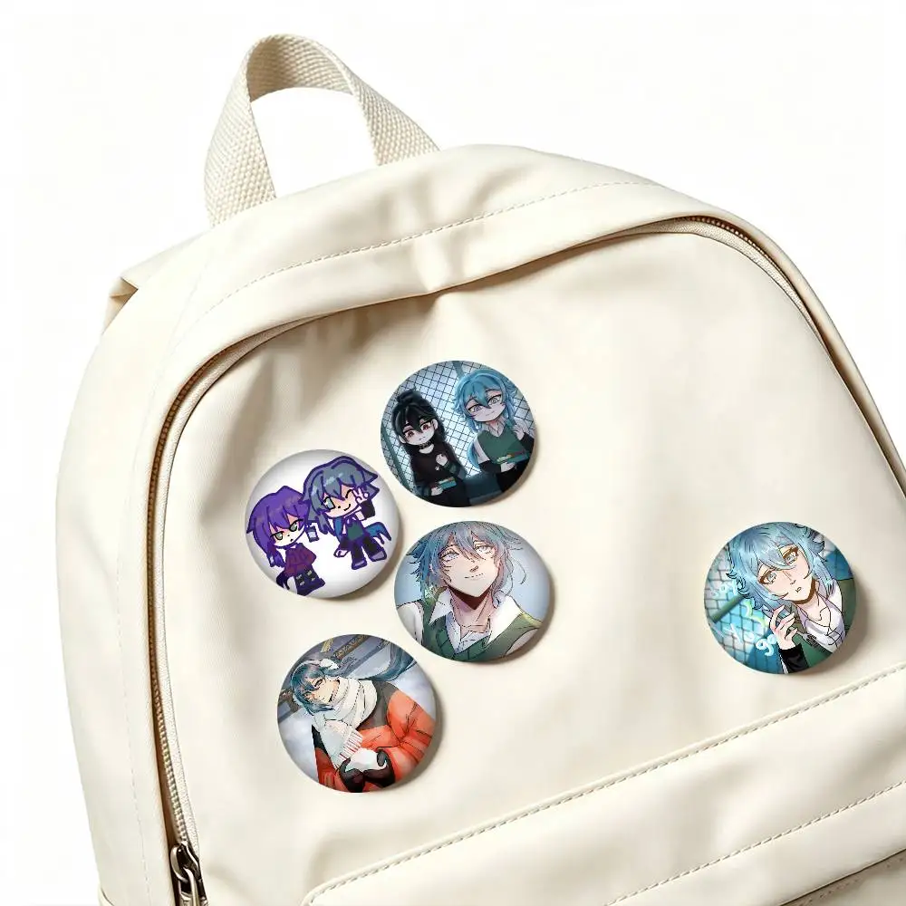 H-Hyugo Sugimoto The Kid at The Back  25 32 44 58 75mm Badges Personalized Round Brooches Pins Accessory Gift