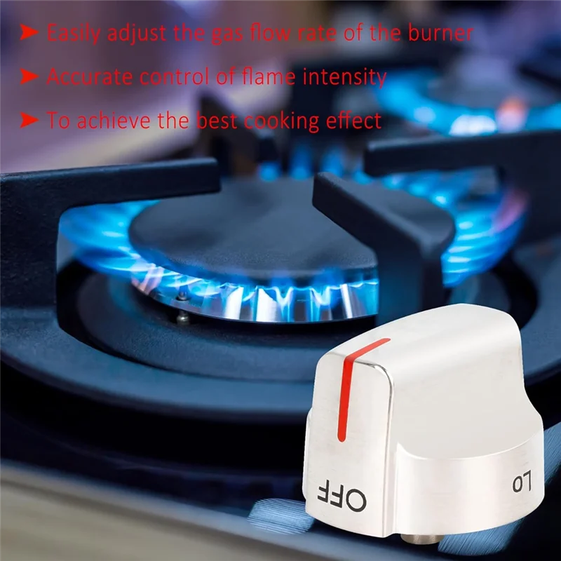 

【Must-Haves】5 шт. 5304509064 Замена ручек для ручек газовой плиты Frigidaire, 5304509929 Замена Frigidaire-Gas Range Stove Kno